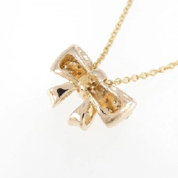 K18PG Dây chuyền kim cương hình ruy băng 0.20CT - Hàng hiệu Chính hãng 863267