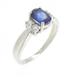 Nhẫn Sapphire PT900 0.76CT - Hàng hiệu Chính hãng
