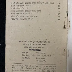 Nhà Văn Hoá: Quận, Huyện, Xã 1034733