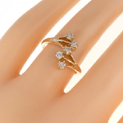 Nhẫn kim cương 750YG 672664