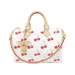 Túi xách Boston Louis Vuitton Monogram Cherry (LV×TM) Speedy Bandoulière 30cm M14238