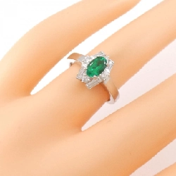 Nhẫn Emerald PT900 0.55CT - Hàng hiệu Chính hãng 855058