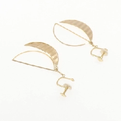 K18YG Moon Bông tai - Hàng hiệu Chính hãng 874589