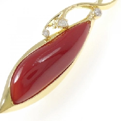 K18YG San hô Brooch - Hàng hiệu Chính hãng 877724