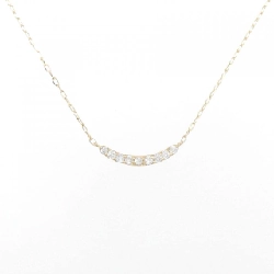 Dây chuyền kim cương K18YG 0.10CT - Hàng hiệu Chính hãng