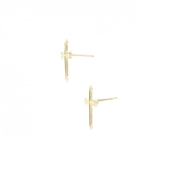 K18YG Khuyên tai hình chữ thập - Hàng hiệu Chính hãng 869987