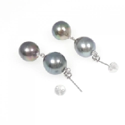 K14WG Bông tai ngọc trai đen - Hàng hiệu Authentic 869351