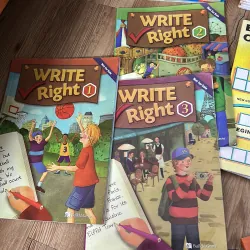 Bộ 3 quyển luyện viết Write right cho bé