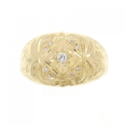 【Sản phẩm mới】Nhẫn kim cương K18YG 0.10CT 667397