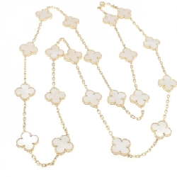 Vòng cổ Van Cleef & Arpels Vintage Alhambra 20 họa tiết - Hàng hiệu Authentic 839780