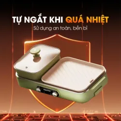 🍲 Bếp Lẩu Nướng Kalite KLG333 – Nướng Lẩu Đa Năng, Không Khói, Chống Dính Siêu Bền 715021