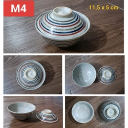 Chén đĩa gốm Nhật các loại [Men mộc] [Chén đĩa đựng cơm, canh, nước t 470782