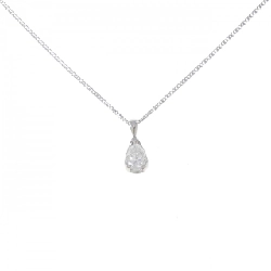 Dây chuyền kim cương PT900/PT850 0.719CT F SI2 hình giọt nước - Hàng hiệu Authentic