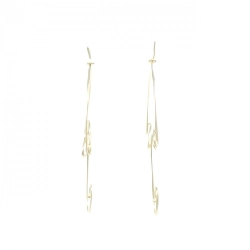 K18YG Bông tai ô - Hàng hiệu Authentic 867689