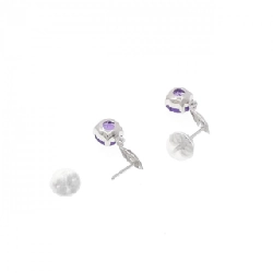 K14WG Amethyst Bông tai - Hàng hiệu Authentic 866549