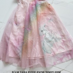 Đầm phối lưới zara size 5-6years