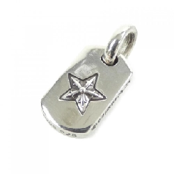 Mặt dây chuyền CHROME HEARTS DOG TAG TINY STAR - Hàng hiệu Authentic