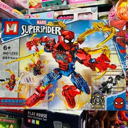 Đồ chơi lắp ghép siêu nhân người Nhện MG1292 Super Spider man 330268