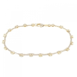 K18YG Vòng tay kim cương 1.50CT - Hàng hiệu Chính hãng 873482