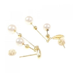 K18YG Bông tai ngọc trai Akoya - Hàng hiệu Authentic 864670