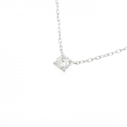 K18WG Solitaire Dây chuyền kim cương 0.120CT - Hàng hiệu Chính hãng 862176