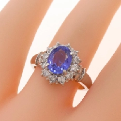 Nhẫn Tanzanite PT900 1.00CT - Hàng hiệu Chính hãng 853292