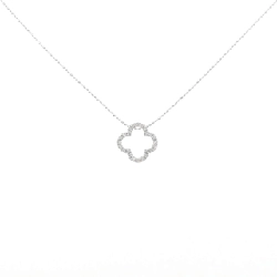 K18WG Dây chuyền kim cương 0.17CT - Hàng hiệu Chính hãng