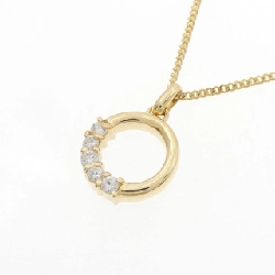 Dây chuyền kim cương K18YG 0.10CT - Hàng hiệu Chính hãng 858595