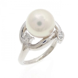 Nhẫn ngọc trai Akoya PT900 9.4mm - Hàng hiệu Authentic