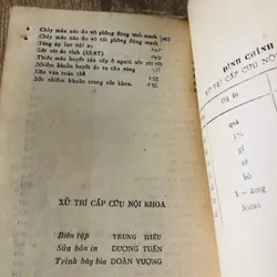 XỬ TRÍ CẤP CỨU NỘI KHOA ( Gs Vũ Văn Đính) 1057246