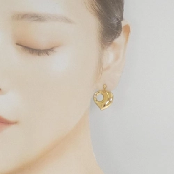 K18YG Bông tai hình trái tim - Hàng hiệu Chính hãng 868653