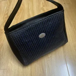 Túi nữ 26*19*7 da thật đan 2hand