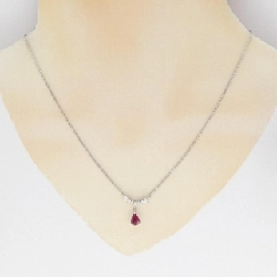 Dây chuyền ruby PT900/PT850 0.55CT - Hàng hiệu Chính hãng 858221