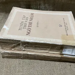 Tuyển tập thơ văn ngô Thì nhậm - 1 cuốn khổ lớn- hơn 900 trang  800012