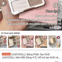 Phấn Phủ JUDYDOLL HighLight & Contour 9g - Ngăn Nắp, Hiện Đại 1024194