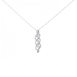 K18WG Dây chuyền kim cương 0.30CT - Hàng hiệu Chính hãng