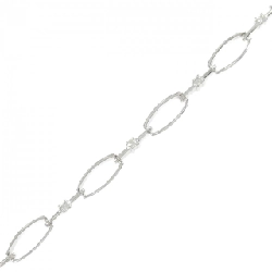 K18WG Vòng tay kim cương 0.20CT - Hàng hiệu Chính hãng