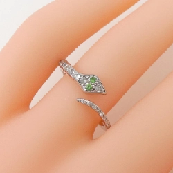 Nhẫn Garnet Full Eternity 750WG 669678