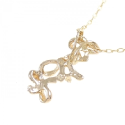 K18PG Dây chuyền kim cương hình ruy băng 0.01CT - Hàng hiệu Chính hãng 863807