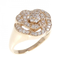 Nhẫn kim cương K18PG hồng 0.35CT