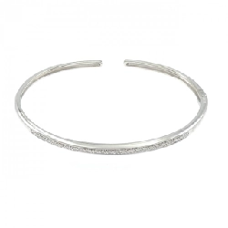 K18WG Vòng tay kim cương 0.25CT - Hàng hiệu Authentic