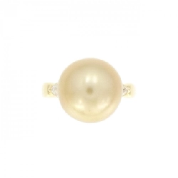 Nhẫn ngọc trai trắng K18YG 11.9mm 673189