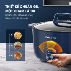 Nồi lẩu điện đa năng KALITE KL568 dung tích 6L cao cấp mới 100% 573248