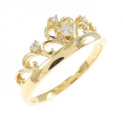 Nhẫn kim cương K18YG 0.06CT - Hàng hiệu Chính hãng