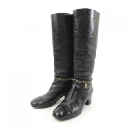 【Mã giảm giá】Giày bốt dài CHANEL 663807