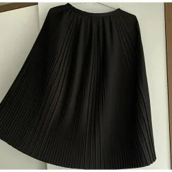 MỚI 99%****CHÂN VÁY MIDI XẾP LY MÀU ĐEN* FREESIZE* MỚI CHẤT ĐẸP* TẶNG QUÀ 0Đ 591583