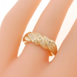 Nhẫn kim cương K18YG 668846