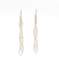 K18YG Bông tai - Hàng hiệu Chính hãng