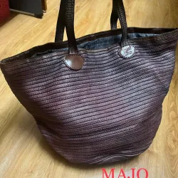 Túi tote nữ bigsize da thật 2hand