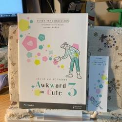 Sách - Awkward or Cute 3 tặng kèm bookmark, Xấu Hổ Hay Dễ Thương 3, Mới 95%